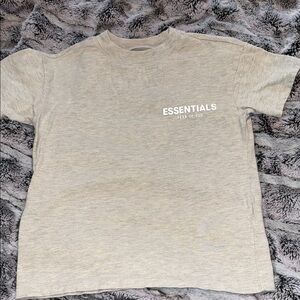 FOG Essentials Kids Short Sleeve Tee in Light Gray